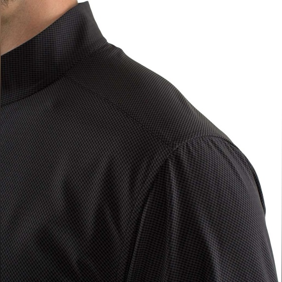 Lululemon Men’s Pace Jacket Mini Mod Waves Charcoal Gray / Black Size Medium - Picture 4 of 16